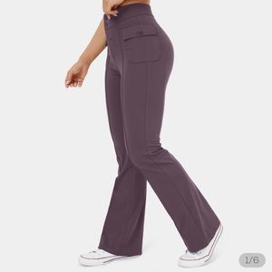 Halara high waisted flare cargo leggings